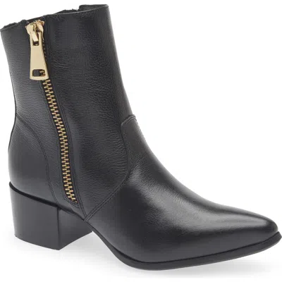 Chocolat Blu Leyla Block Heel Bootie In Black