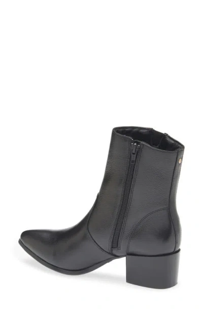 Chocolat Blu Leyla Block Heel Bootie In Black
