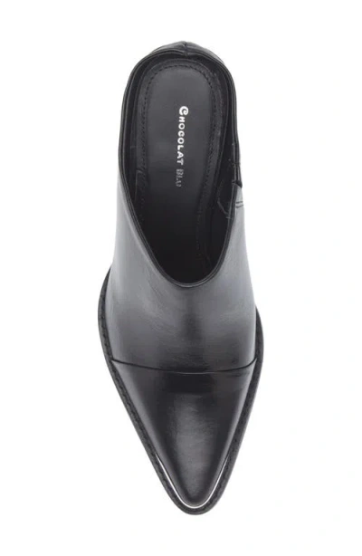 Chocolat Blu Louie Mule In Black