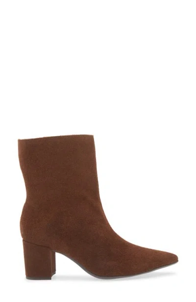 Chocolat Blu Lynette Block Heel Bootie In Brown