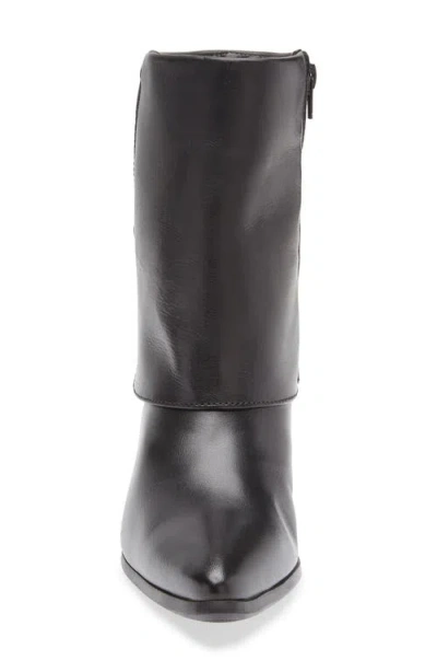 Chocolat Blu Leeza Block Heel Bootie In Black