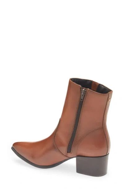 Chocolat Blu Leyla Block Heel Bootie In Brown