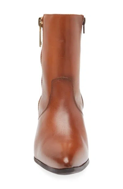 Chocolat Blu Leyla Block Heel Bootie In Brown