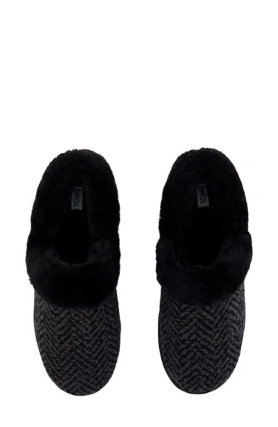 Toms Women's Womens Oslo Convertible Slipper Herringbone In Black