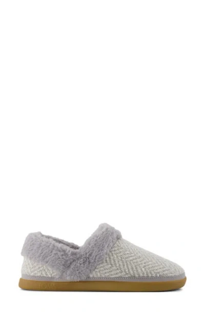 Toms Women's Womens Oslo Convertible Slipper Drizzle Herringbone In Gray