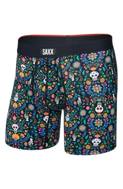Saxx Vibe Xtra Soft Comfort Boxer Briefs In Multi