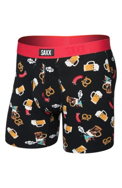 Saxx Men's Vibe Xtra Slim-fit Printed Boxer Briefs In Multi