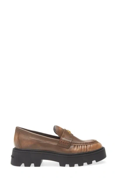 Marc Jacobs The Frankie Platform Loafer In Brown
