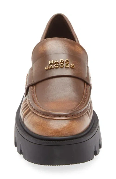 Marc Jacobs The Frankie Platform Loafer In Brown