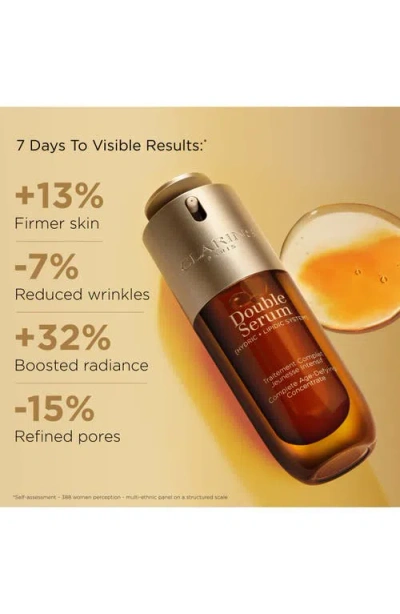 Clarins Double Serum & Extra Firming Skin Care Set $206 Value In Transparent