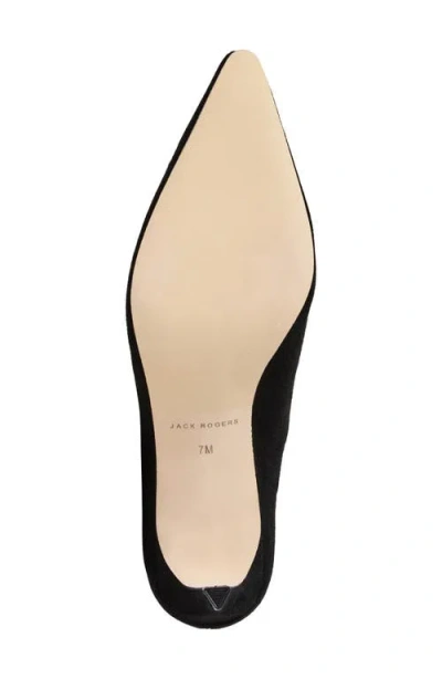 Jack Rogers Charleston Stretch Pointed Toe Bootie In Black