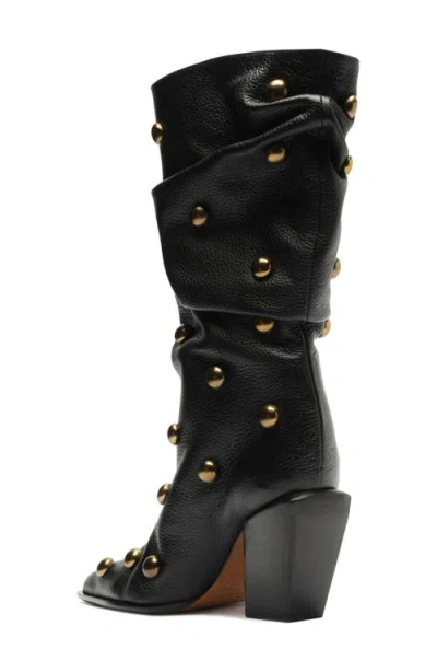 Schutz Tulsa Studded Boot In Black, Women's At Urban Outfitters In Multi