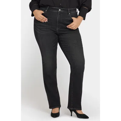 Nydj Plus Size High Rise Marilyn Straight Jeans In Multi