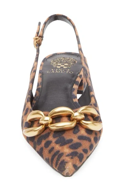 Vince Camuto Vailey Slingback Pointed Toe Flat In Multi