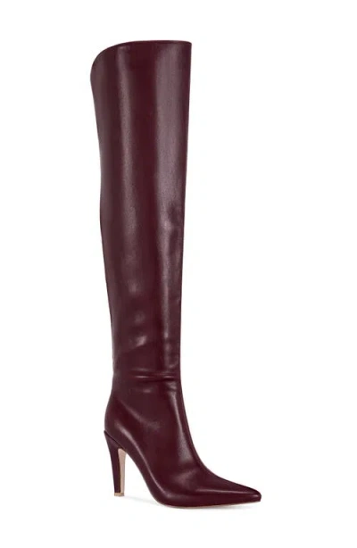 Azalea Wang Beaucoup Over The Knee Boot In Brown