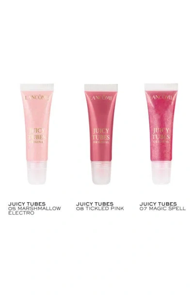 Lancôme Mini Juicy Tubes Lip Gloss Trio Gift Set 0.33 Oz/9.8 ml In Pink