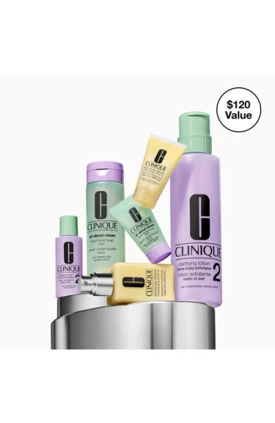 Clinique Great Skin Everywhere Set Dry Combination Skin In Multi
