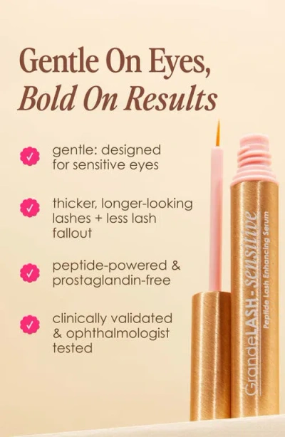 Grande Cosmetics Grandelash-sensitive Peptide Lash Enhancing Serum In Gold