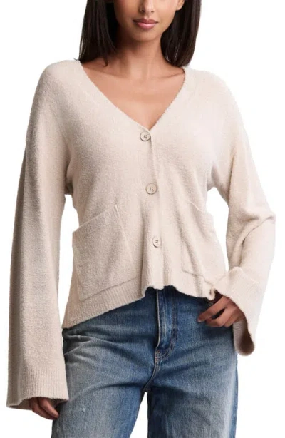 Barefoot Dreams Cozychic® Ultra Lite® Flare Sleeve Button-up Top In Neutral