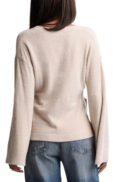 Barefoot Dreams Cozychic® Ultra Lite® Flare Sleeve Button-up Top In Neutral