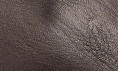 Mango Leather Ballet Flats With Bow Chocolate In Brown