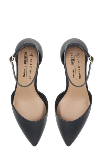 Call It Spring By Aldo Daliaa Ankle Strap Pointed Toe Pump In Multi