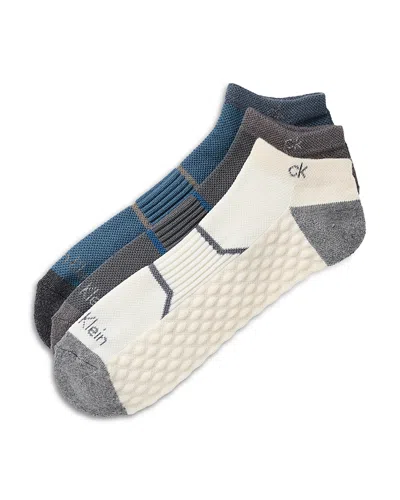 Calvin Klein No Show Socks, Pack Of 3 In Multi