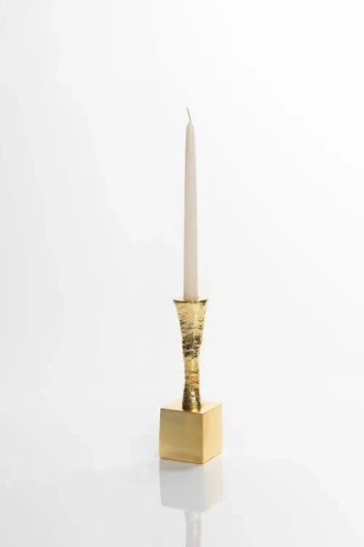 Lunares Nest Candle Holder In Gold
