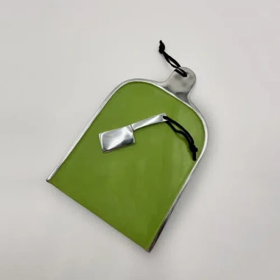 Lunares Cheese Paddle With Knife Set In Multi