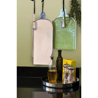 Lunares Cheese Paddle With Knife Set In Multi