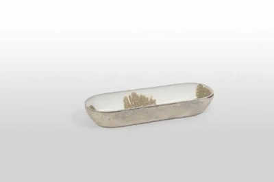 Lunares Dansbury Cracker Tray In Silver