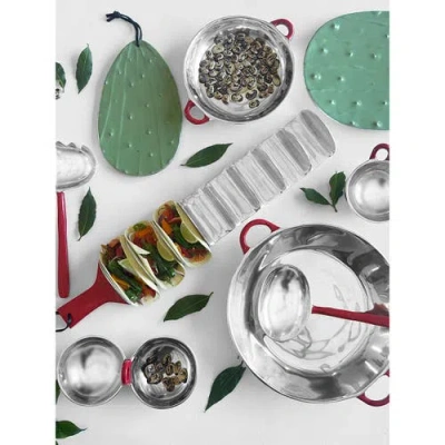 Lunares San Miguel Taco Server In Silver