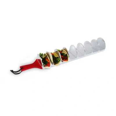 Lunares San Miguel Taco Server In Silver