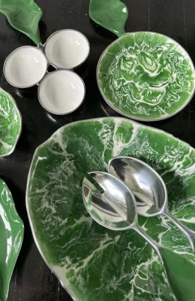 Lunares Verdura Appetizer Plates Oval In White