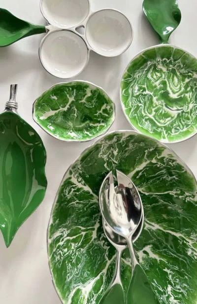 Lunares Verdura Appetizer Plates Oval In White