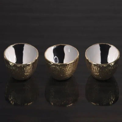 Lunares Bianco Nero Snack Bowl In White