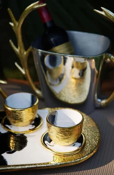 Lunares Bianco Nero Snack Bowl In White