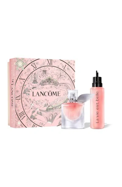 Lancôme La Vie Est Belle Eau De Parfum & Refill Limited Edition Gift Set ($232 Value) In Transparent