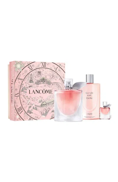 Lancôme La Vie Est Belle Limited Edition Fragrance & Body Lotion Holiday Gift Set ($238 Value) In Transparent