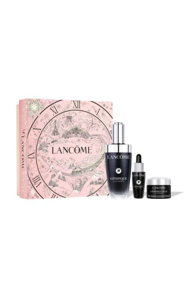 Lancôme Genifique Ultimate Face Serum & Eye Cream Skincare Gift Set In Transparent