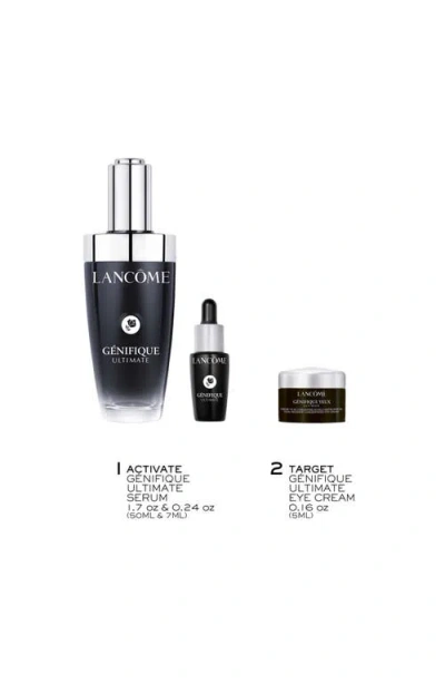 Lancôme Genifique Ultimate Face Serum & Eye Cream Skincare Gift Set In Transparent