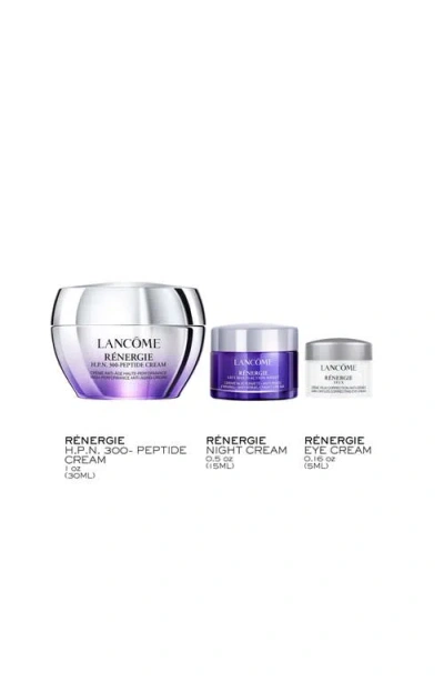 Lancôme Renergie Eye And Face Cream Skincare Set In Transparent