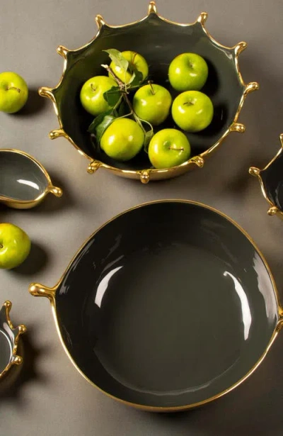 Lunares Pod Bowl In Gold