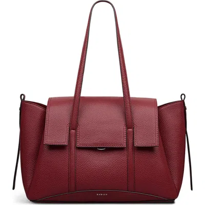 Radley The Chancery Medium Flapover Shoulder Bag In Burgundy