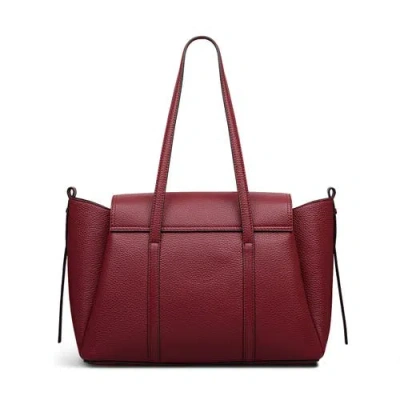 Radley The Chancery Medium Flapover Shoulder Bag In Burgundy