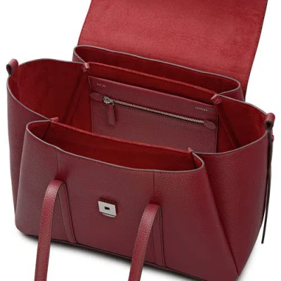 Radley The Chancery Medium Flapover Shoulder Bag In Burgundy