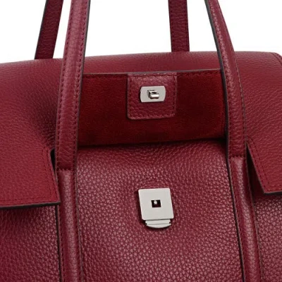 Radley The Chancery Medium Flapover Shoulder Bag In Burgundy