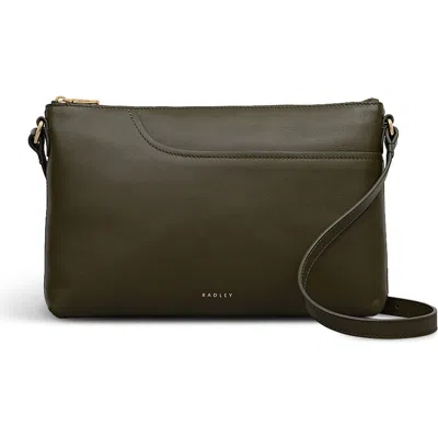 Radley Pockets Medium Ziptop Crossbody Bag In Green