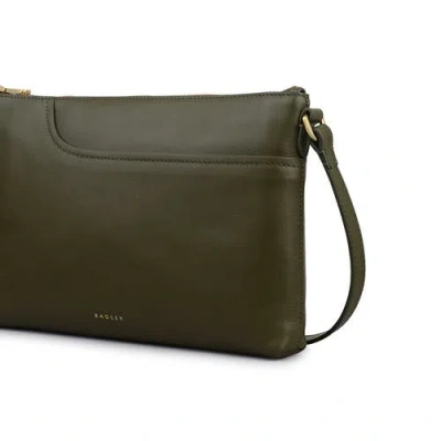 Radley Pockets Medium Ziptop Crossbody Bag In Green