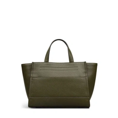 Radley Oak Street Medium Ziptop Satchel Bag In Green